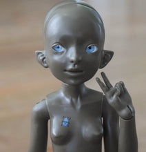 Chocolate Orchidaceae with flower and beetles "Tattoos"