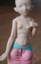 Almond Milk Naga Orchidaceae with Lemon, strawberry, and Mint Tail with smaller neck joint and shorter arms