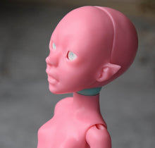 Strawberry and Mint Dahlia with Mint and Lightning Bolt "Tattoo"