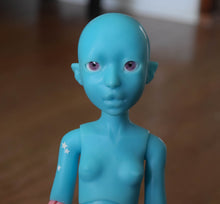 Aqua Freesia with Lightning and Stars "Tattoos"