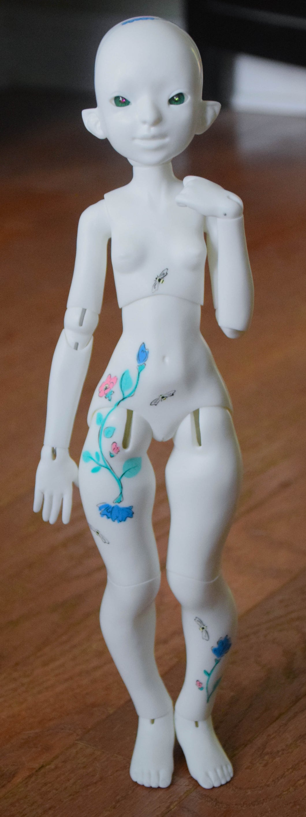 Coconut Orchidaceae with flower and bees