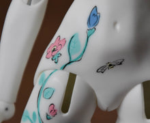 Coconut Orchidaceae with flower and bees "Tattoos"