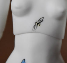 Coconut Orchidaceae with flower and bees "Tattoos"