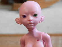 DISCOUNTED Cattleya color light Pink with heart "tattoos"