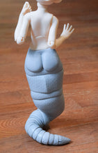 DISCOUNTED Light Peach Naga Cattleya with light Gray Tail