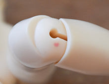 DISCOUNTED Cattleya color Pale Peach with heart "tattoos"